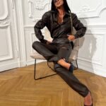 Eko odos kelnės Milla Choco