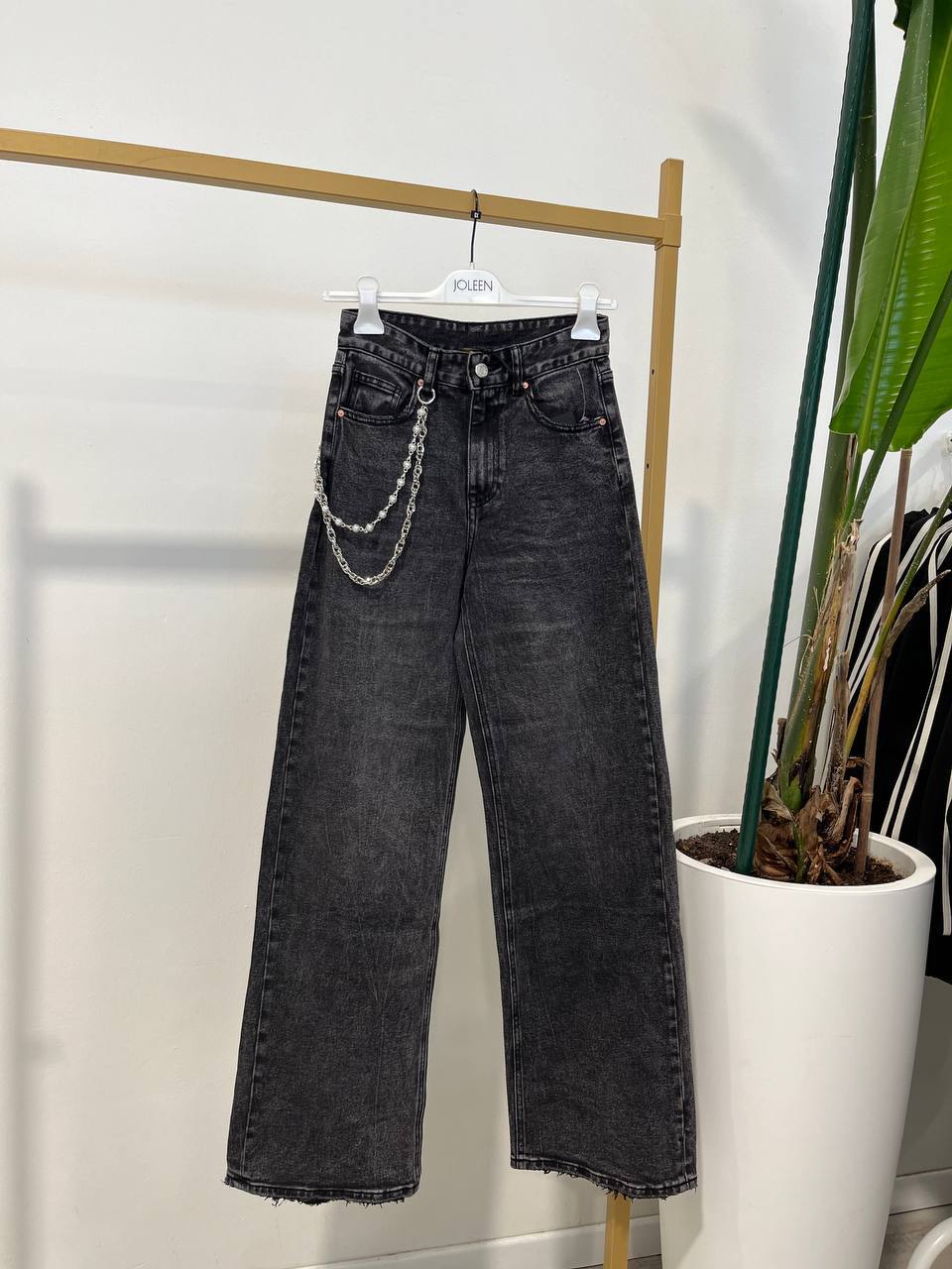 Joleen tamsiai pilki džinsai - Image 2