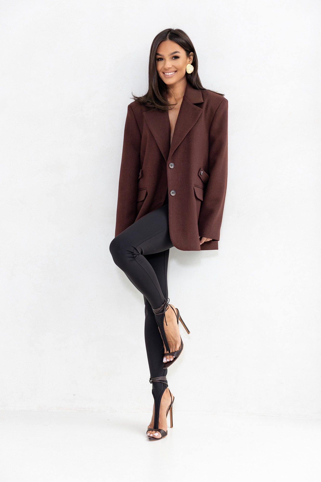 Švarkas Beatrice Chocolate - Image 3