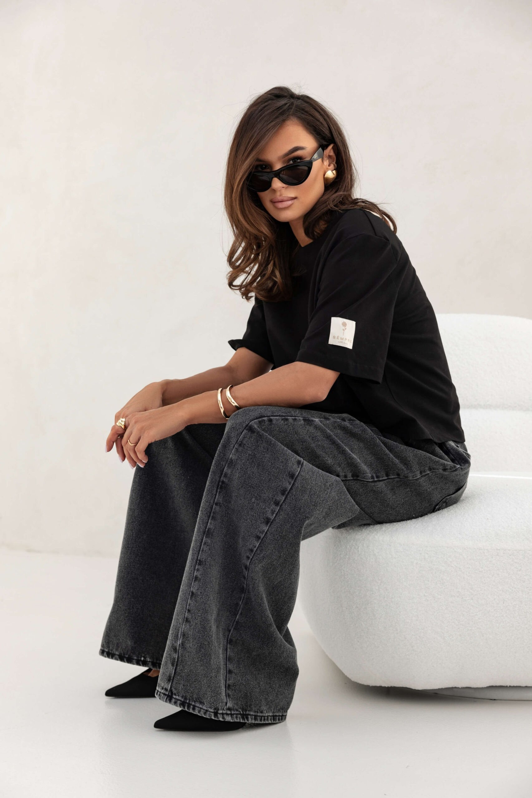 Džinsai Ines Juodi - Image 3