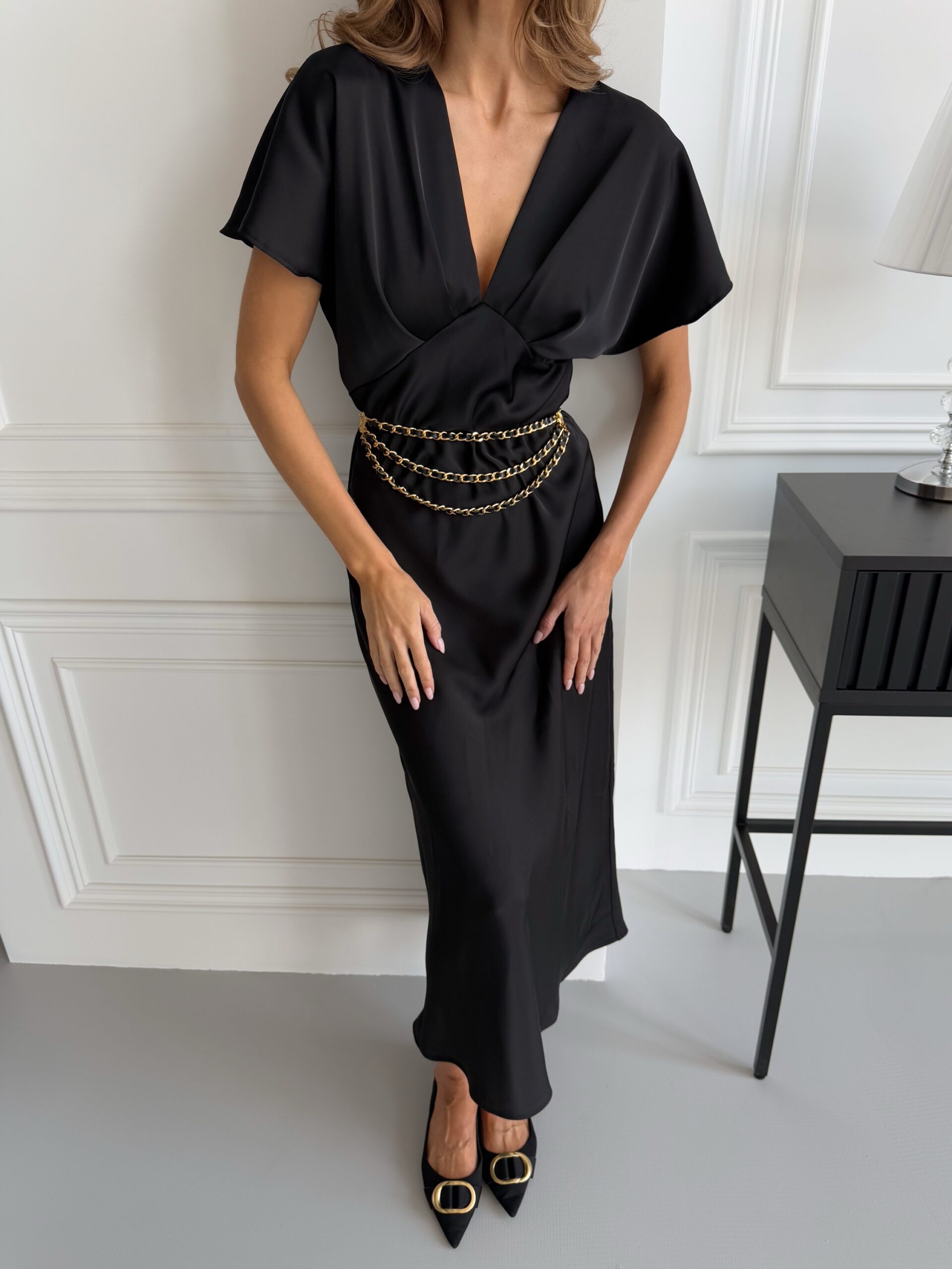 Suknelė Stella juodos spalvos - Image 13