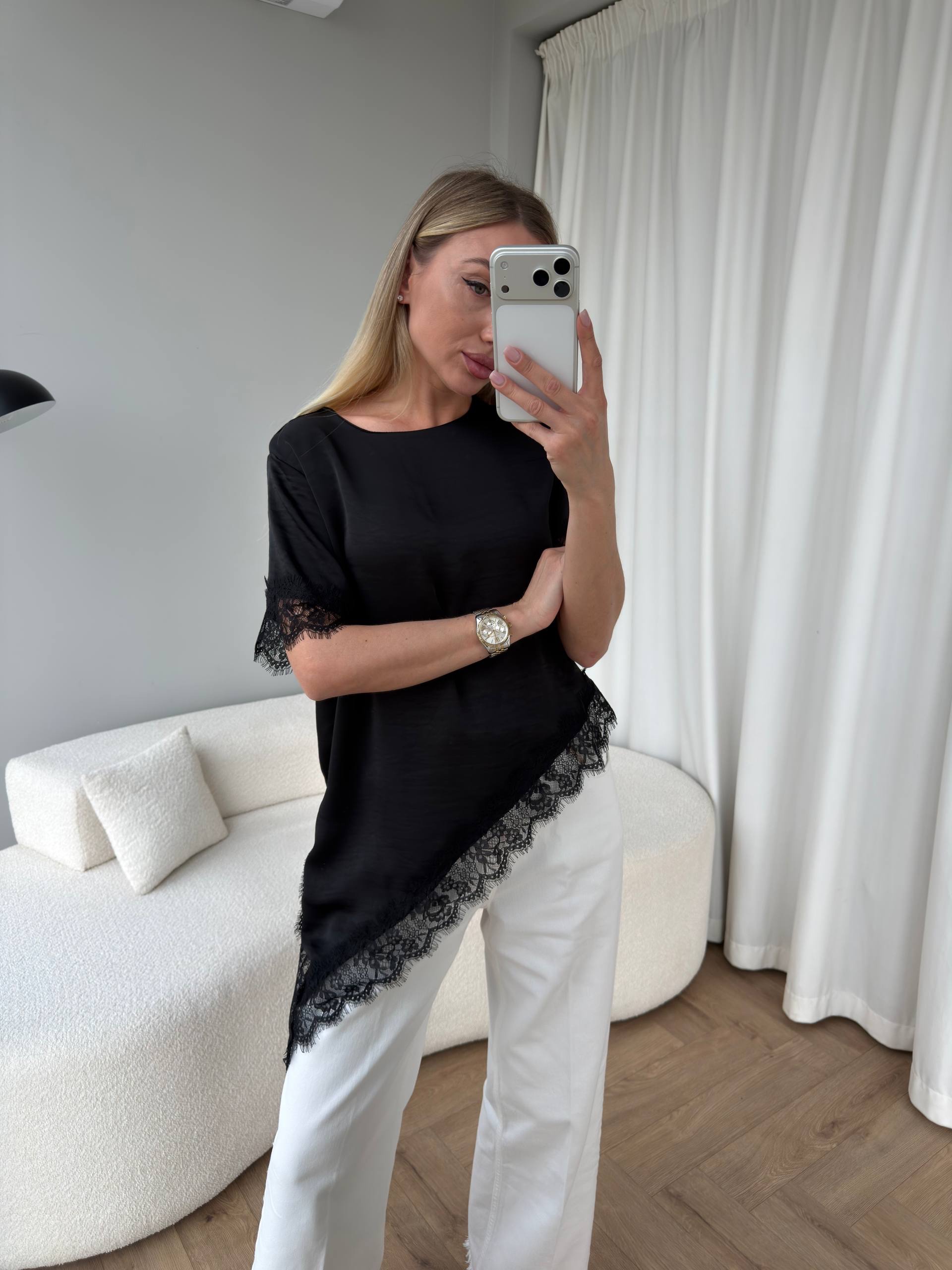 Joleen palaidinės balta ir juoda - Image 2