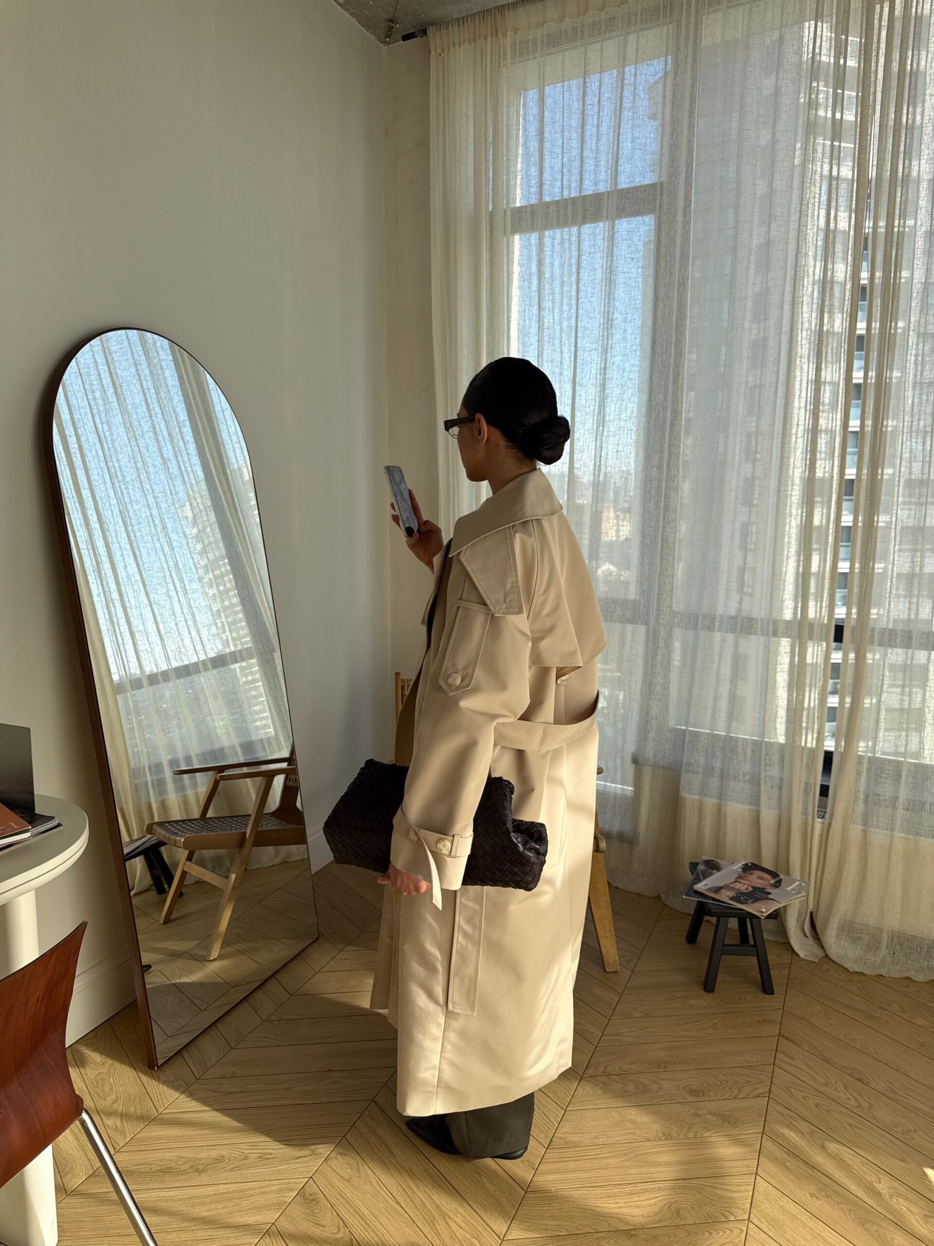 Smėlio spalvos paltas premium kokybės - Image 3