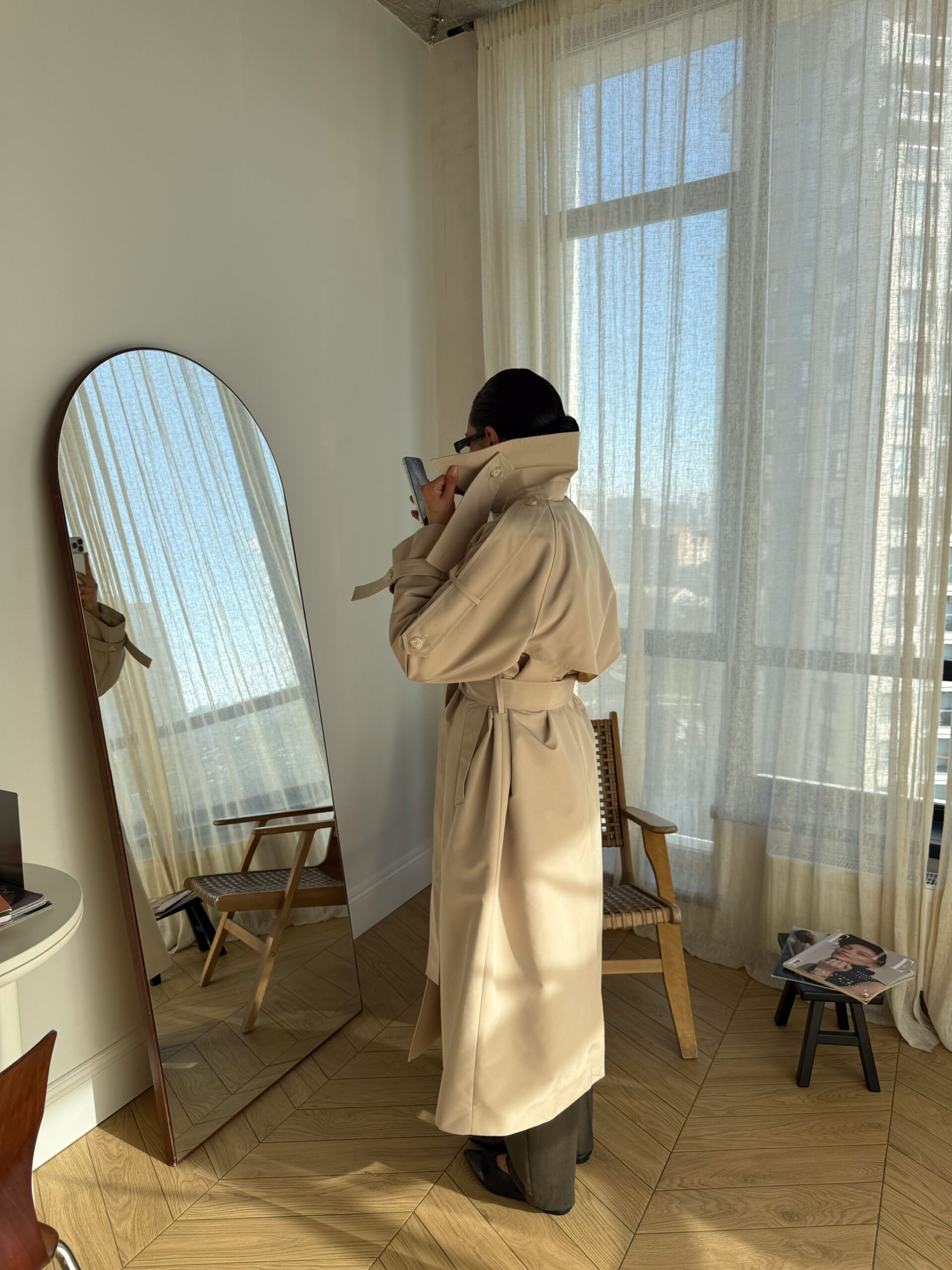 Smėlio spalvos paltas premium kokybės - Image 5