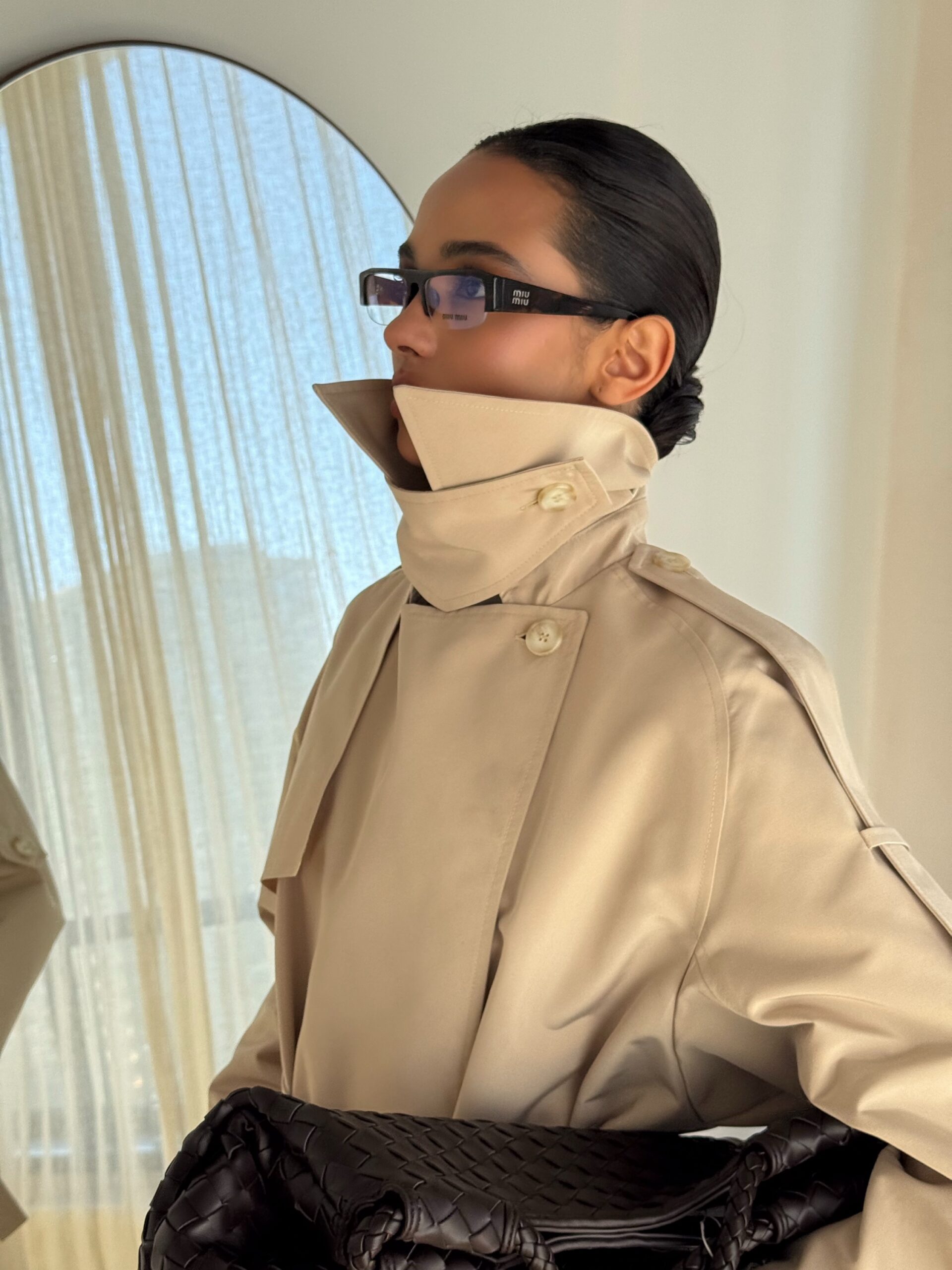 Smėlio spalvos paltas premium kokybės - Image 7